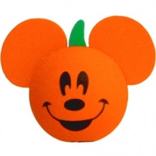 Mickey Mouse Happy Orange Pumpkin Antenna Topper / Dashboard Buddy 
